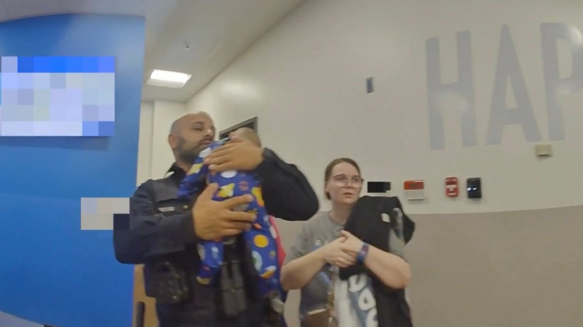 Rescue Nation: Dramatic Rescue as Officer Saves Choking Infant in Medical Emergency