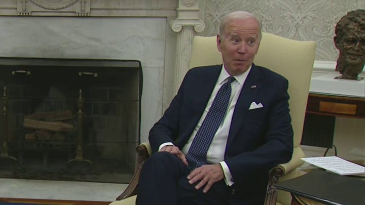 President Biden mocks reporters in meeting with Israeli president