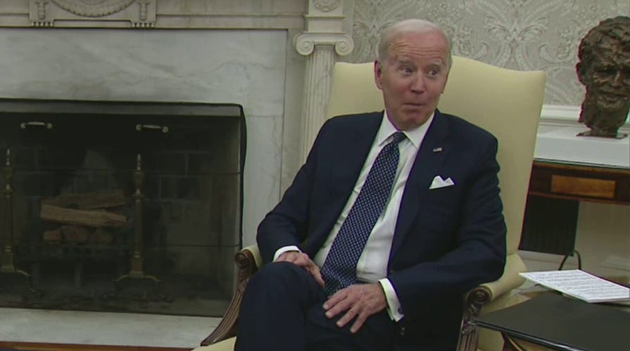 President Biden mocks reporters in meeting with Israeli president