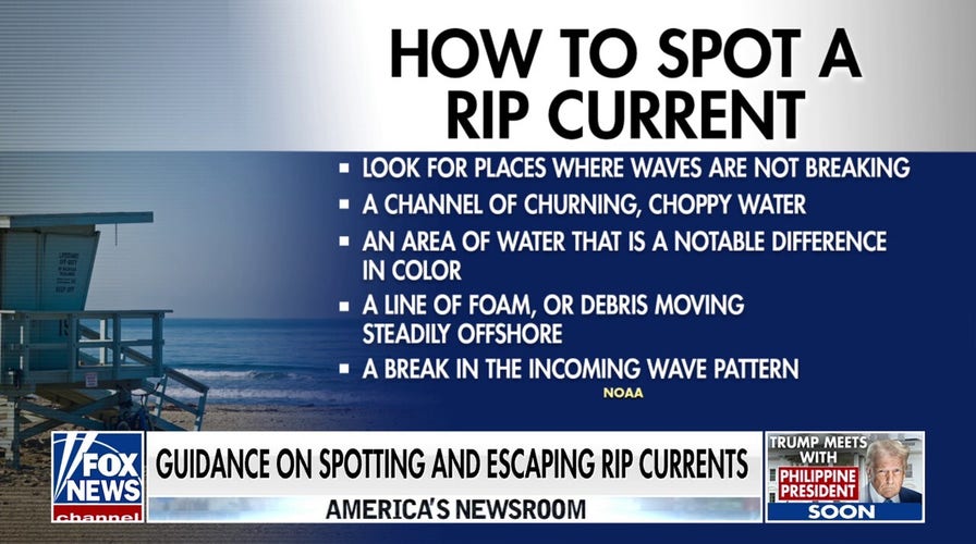 Expert reveals how to spot, escape a rip current