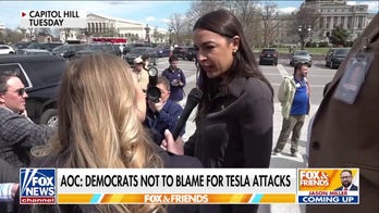 AOC slammed for 'ridiculous' answer when confronted on Tesla attacks