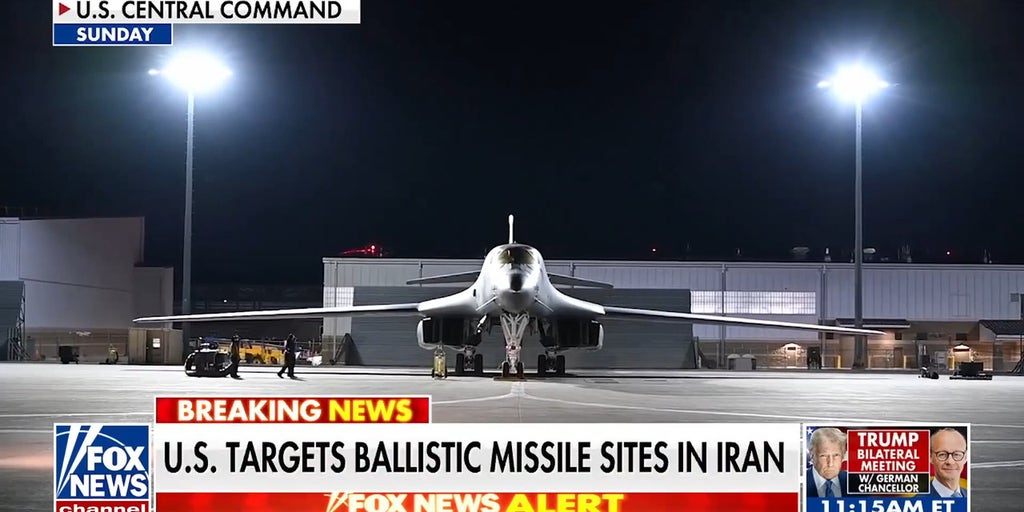 US targets ballistic missile sites in Iran with B-1 bombers