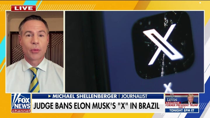 Journalist sounds alarm on Brazilian judge's decision to ban Elon Musk's 'X': 'Similar to communist Cuba'