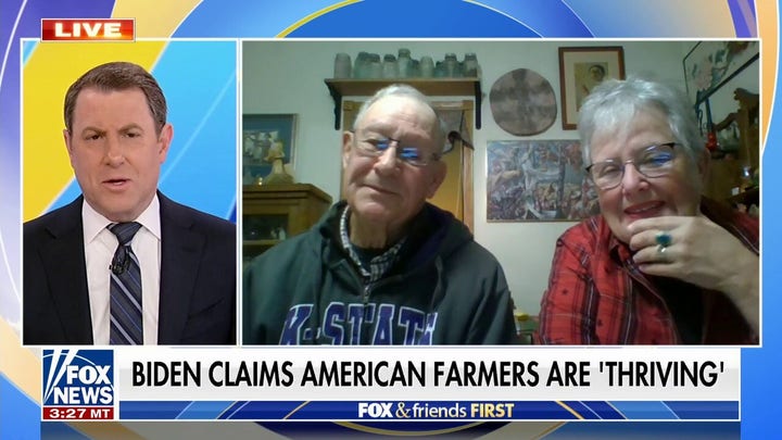Kansas wheat farmers respond to Biden's claim that farmers are 'thriving' under his leadership 