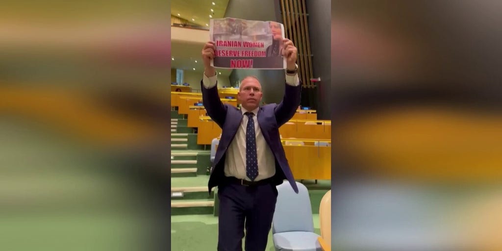 Israel S Ambassador To UN Leaves General Assembly To Protest Iranian   Image 