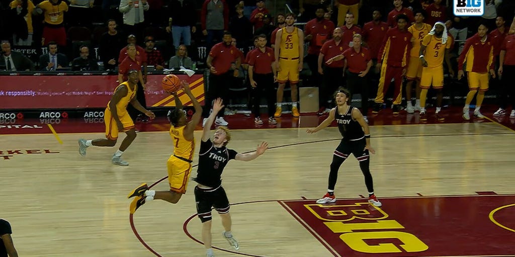 USC's Jordan Marsh buries buzzer beater in triple OT to stun Troy