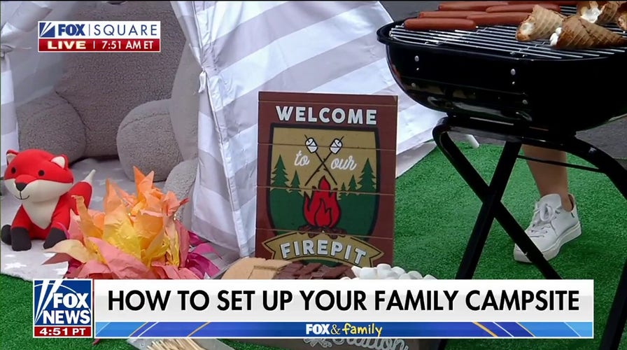 Tips for setting up a family campsite