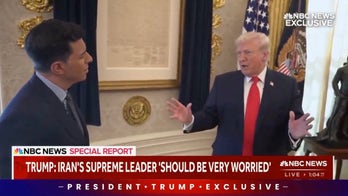 Trump says Iran Supreme Leader should be 'very worried'