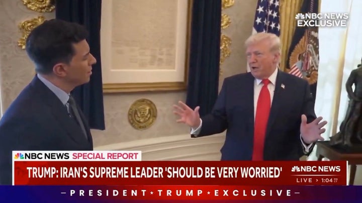 Trump says Iran Supreme Leader should be 'very worried'