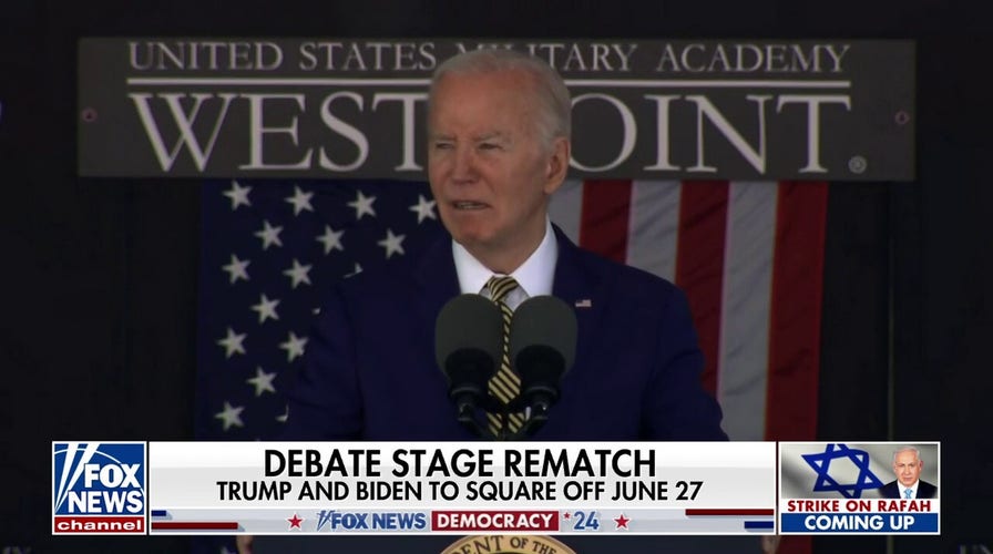 Biden suggests he's the 'only candidate' on the side of democracy: Doocy
