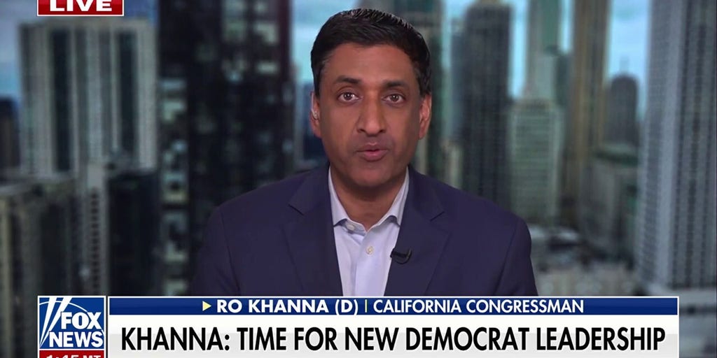 Democrat Ro Khanna urges Schumer to step down: 'It's time for new dynamic leadership’