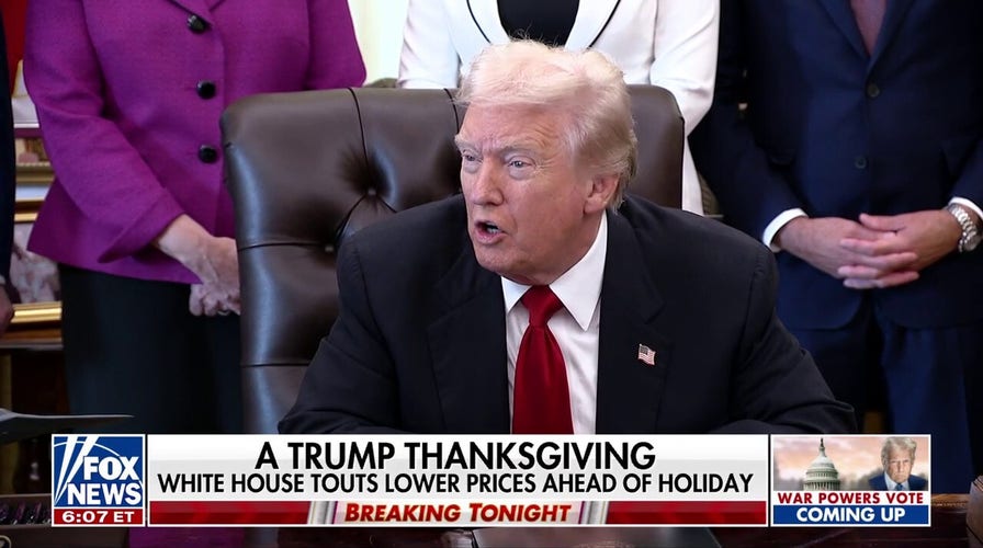 Trump says Thanksgiving will cost less than the holiday under Biden