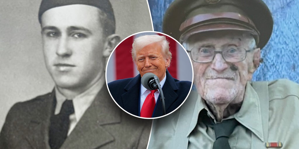 WWII vet invites President Trump to his 104th birthday