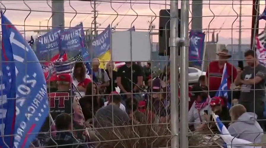 Trump supporters in Arizona protest election results