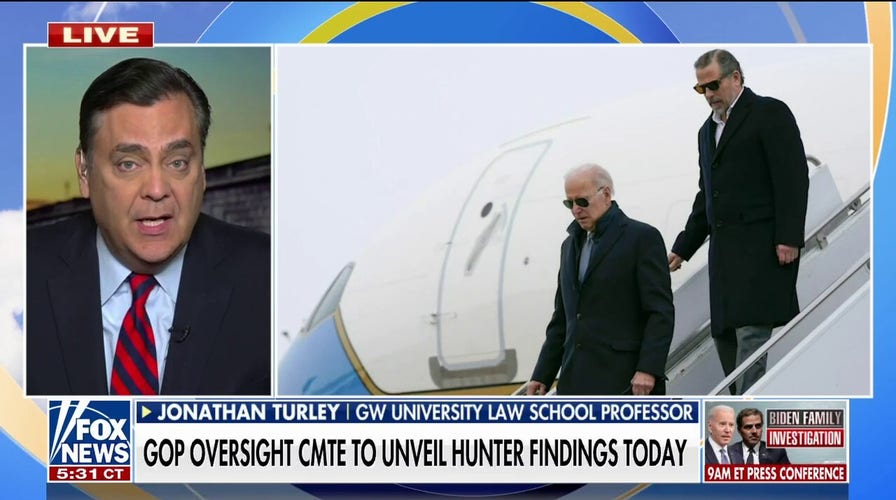 Hunter Biden revelations will be 'uncomfortable' for media: Jonathan Turley