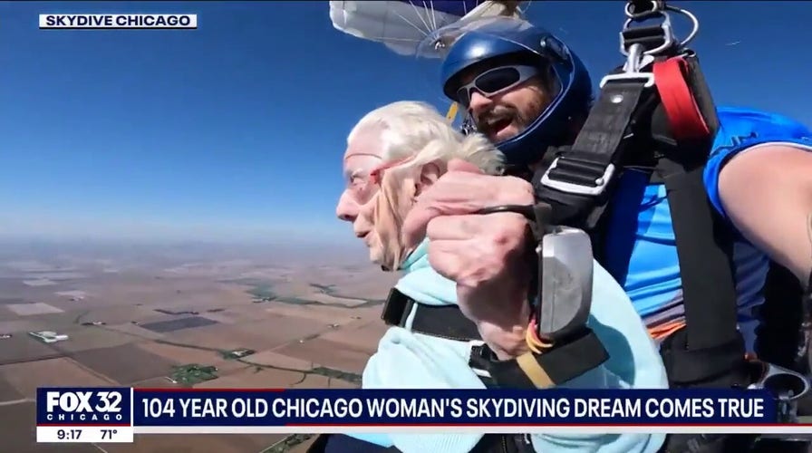 Chicago woman, 104, aiming for record as world's oldest skydiver