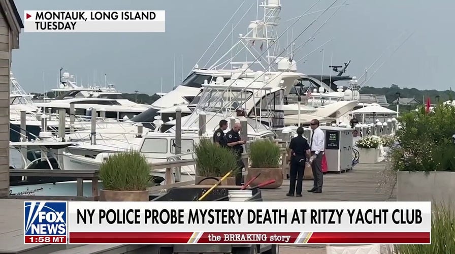 New York police look into mysterious death at yacht club