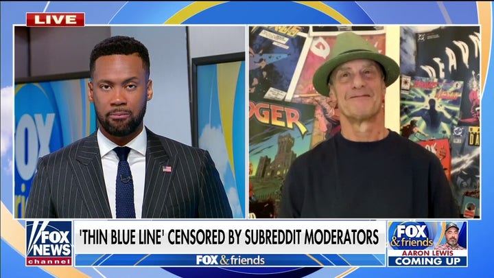 Pro-police comic book censored on social media