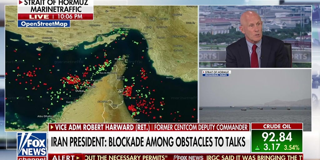 Retired vice admiral says Trump’s economic blockade on Iran is a ‘sound strategy’