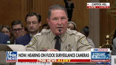 Sen Katie Britt questions sheriff on Flock surveillance cameras at crime hearing