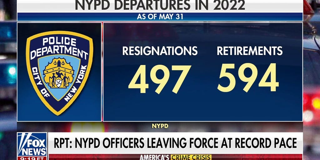 New York police officers leaving force at record pace, report says