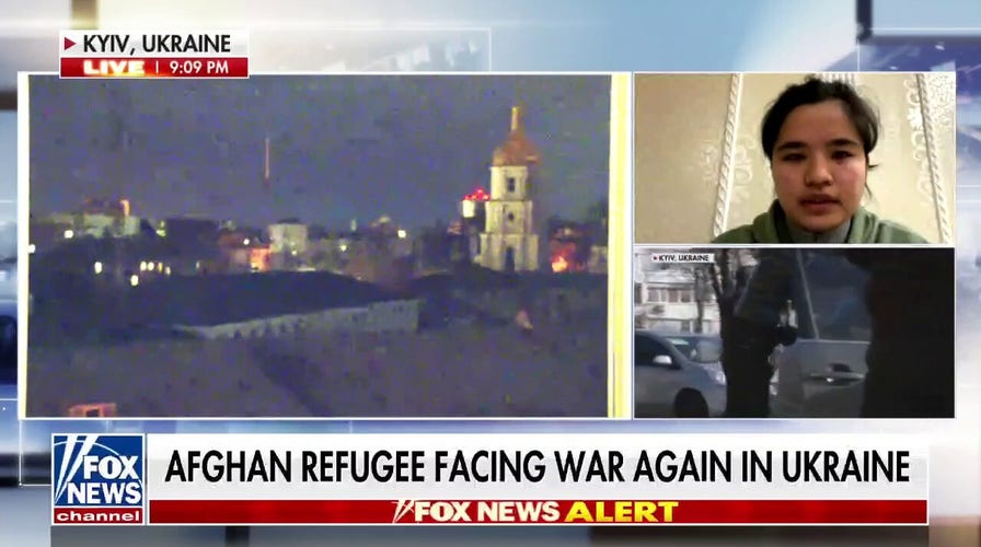 Afghan refugee taken to Ukraine ends up caught in the midst of another war