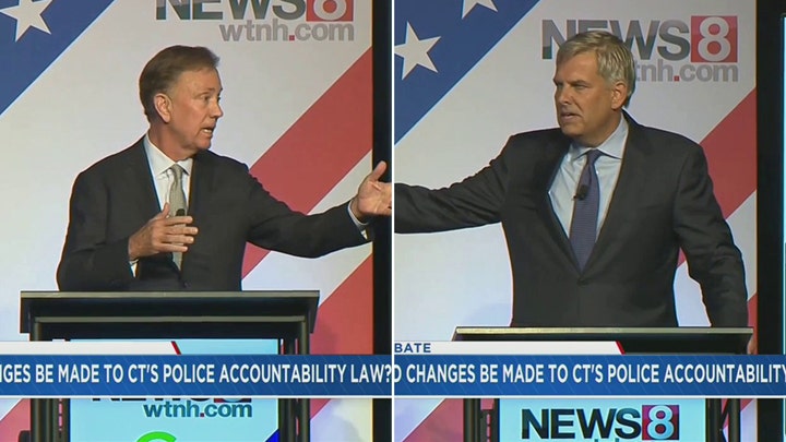 Connecticut gubernatorial debate gets heated over police accountability law after Bristol officers killed: 'It's unconscionable'