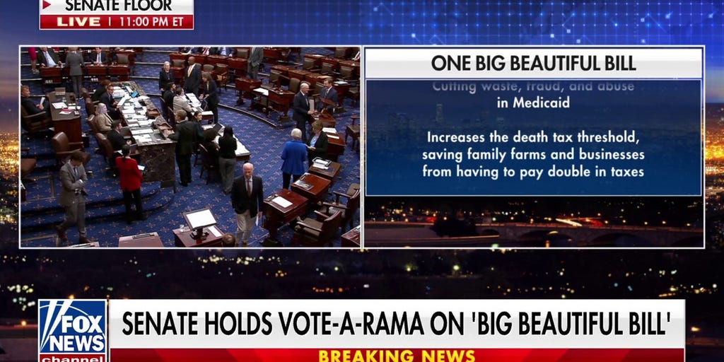 US Senate expected to burn the midnight oil as 'vote-a-rama' continues