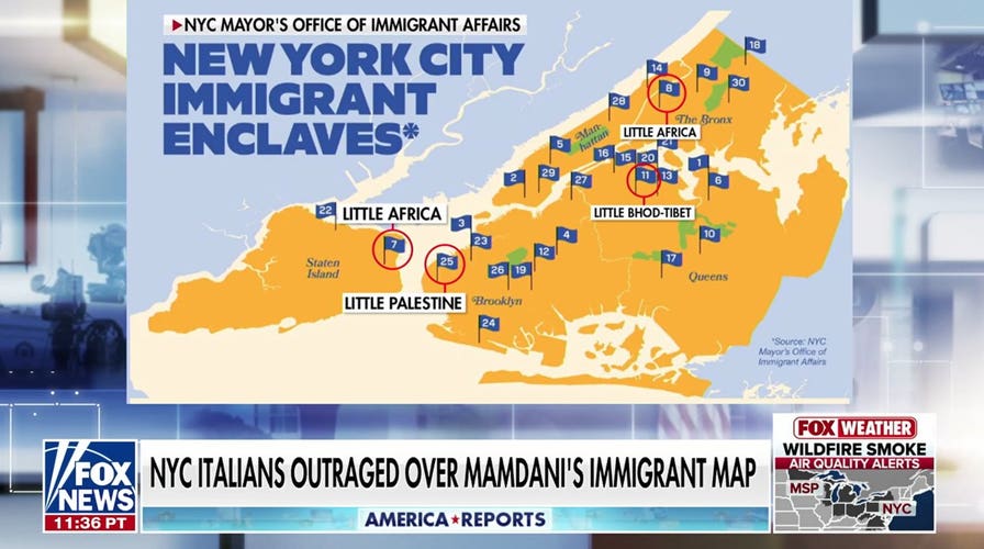 NYC Italians outraged over Mamdani's immigrant map