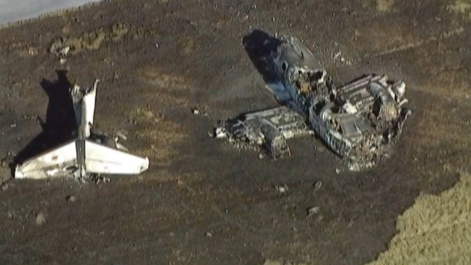 Aerial footage shows wreckage after small plane crashed and burned in Illinois