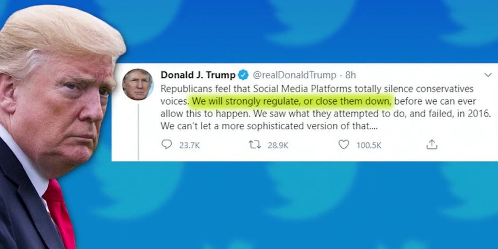 Twitter faces backlash over warning on Trump tweets Fox News Video