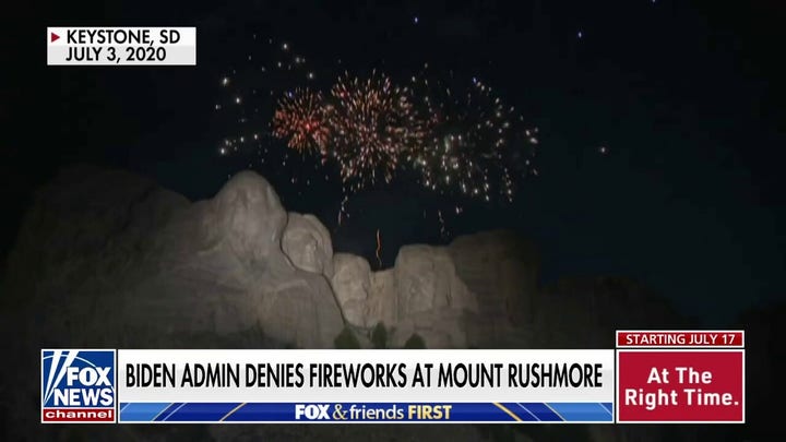 Biden admin denies fireworks at Mount Rushmore for third straight year