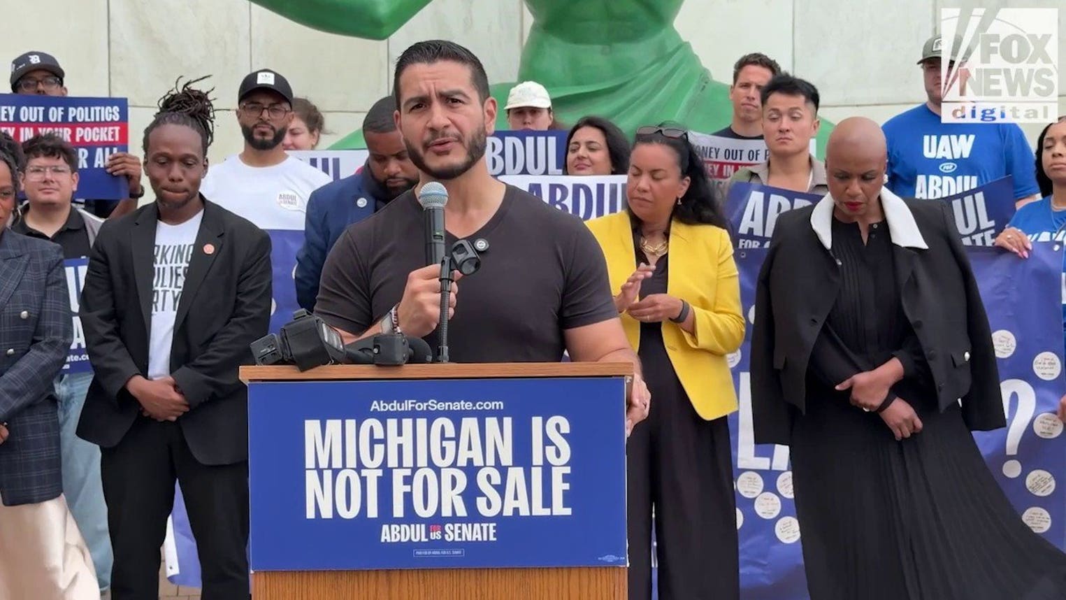 Michigan Democratic Senate candidate Abdul El-Sayed says he'll unite party against Trump, Rogers after combustible primary
