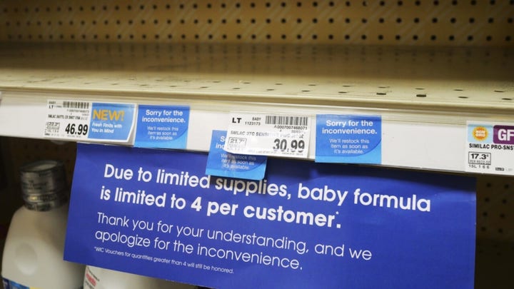 Way late on baby formula shortage 