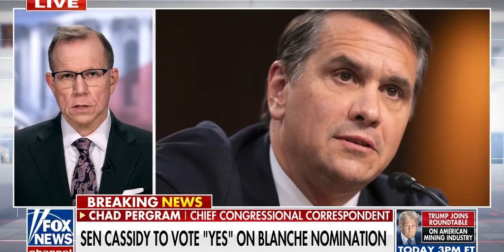 Sen. Bill Cassidy announces 'yes' vote on Todd Blanche nomination