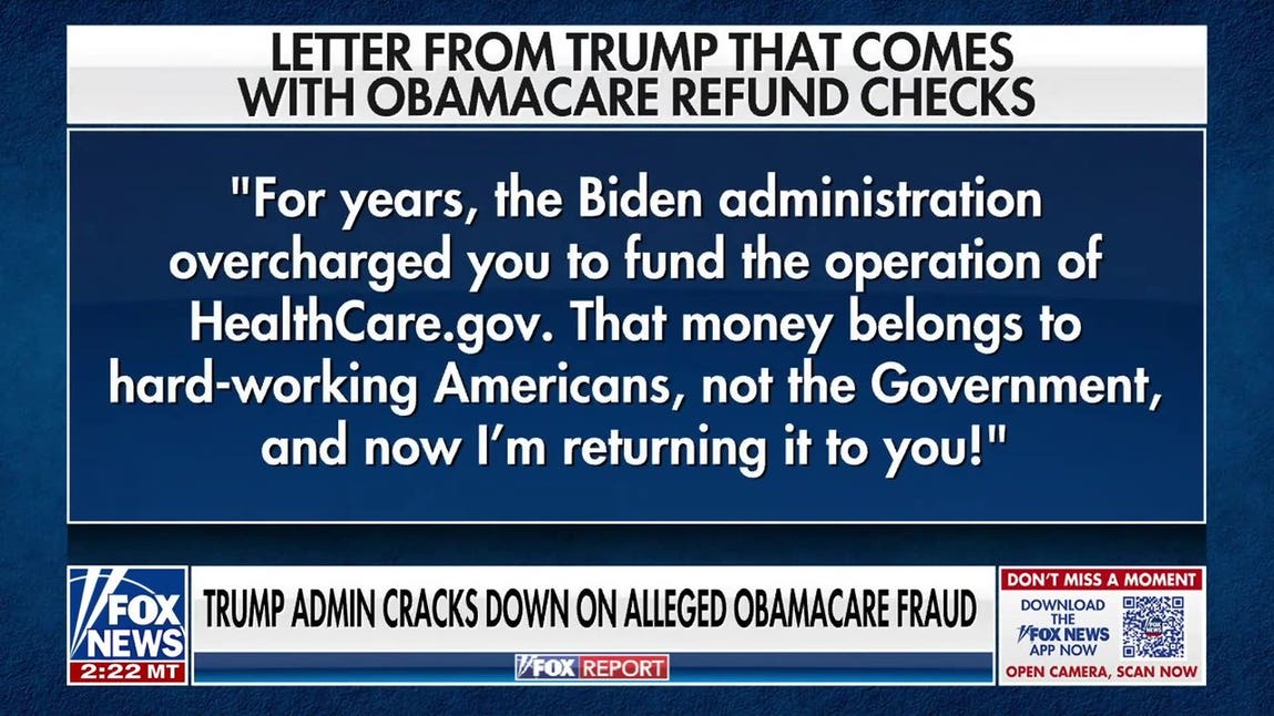Trump admin announces crackdown on Obamacare fraud