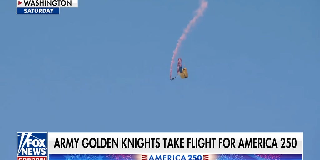 Army Golden Knights take flight for America 250 anniversary