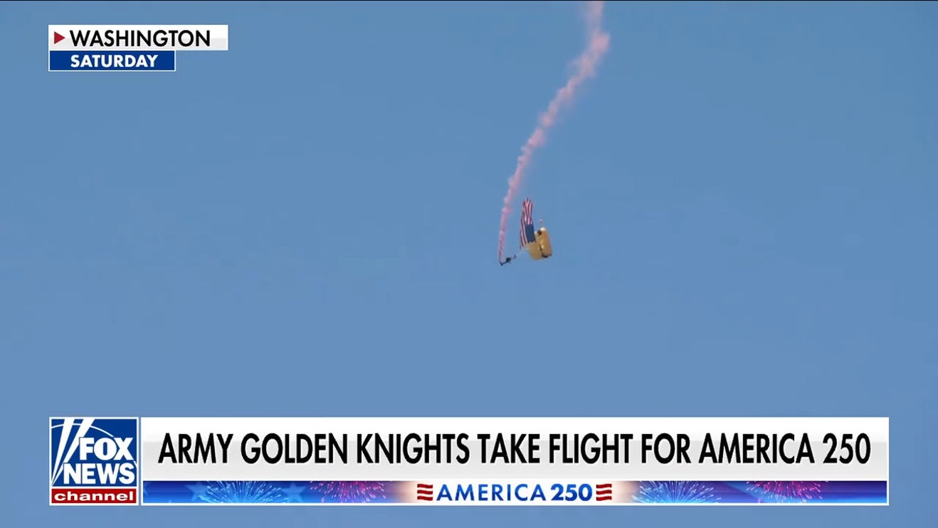 Army Golden Knights take flight for America 250 anniversary