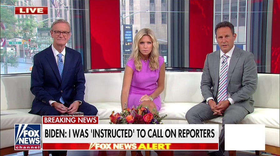 Biden admits his team instructs him on taking reporters' questions