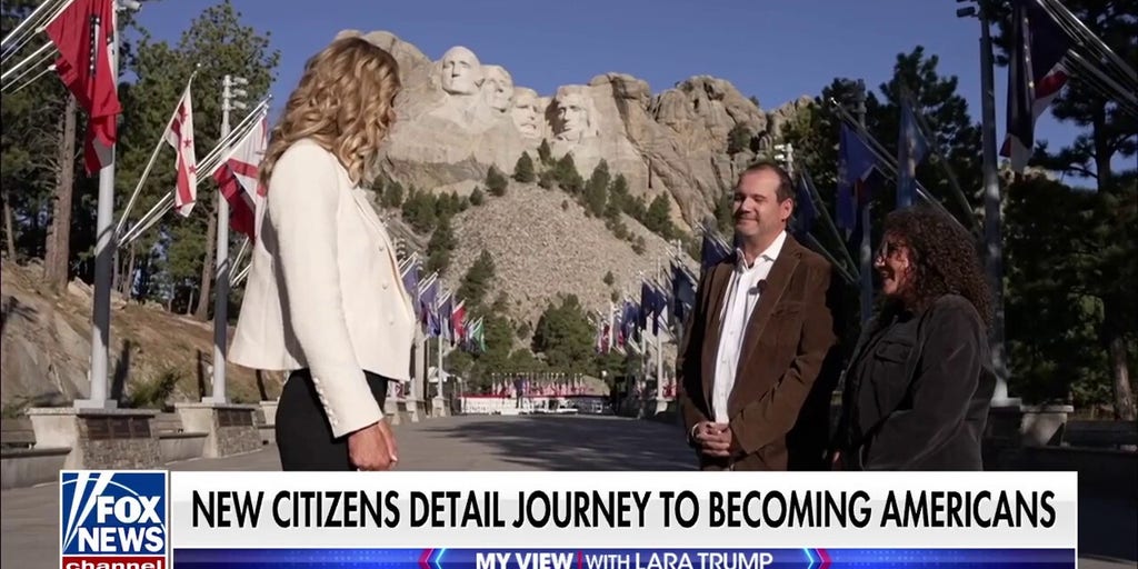 America welcomes in new citizens at Mt. Rushmore