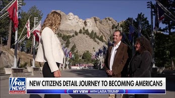America welcomes in new citizens at Mt. Rushmore