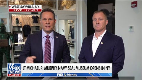 Kilmeade tours the new Michael P. Murphy Navy SEAL Museum
