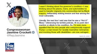 Crockett clarifies insult to Gov. Abbott: 'I wasn't thinking about the governor's condition'