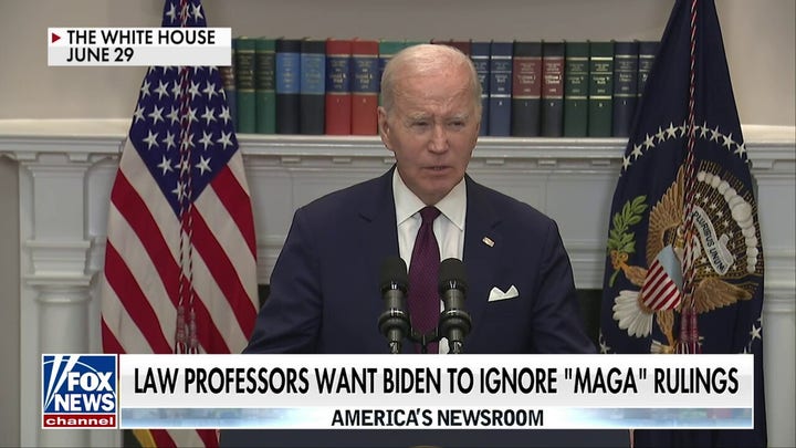 Biden urged to defy Supreme Court 'MAGA' rulings