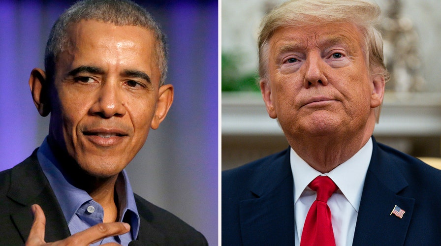 President Trump rejects Obama taking credit for booming US economy