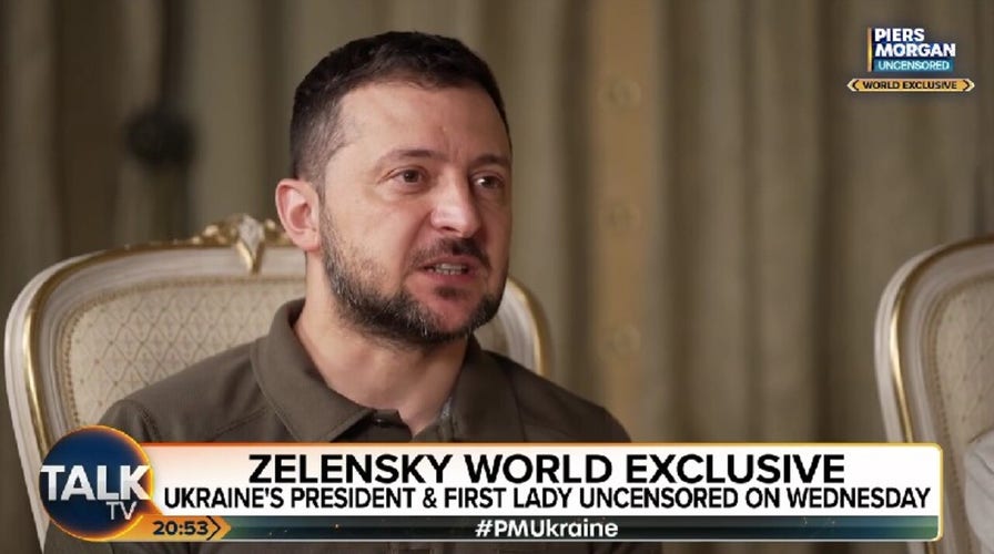 Zelenskyy, Ukraine's first lady tell Fox Nation's Piers Morgan about the cost of war on their marriage