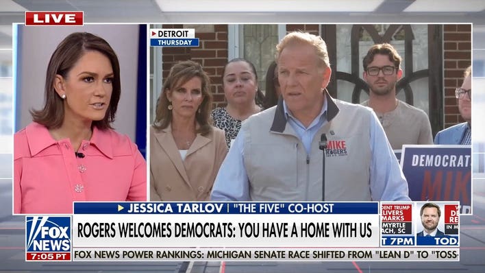 Mike Rogers makes crossover pitch to Dem voters in hotly-contested Senate race