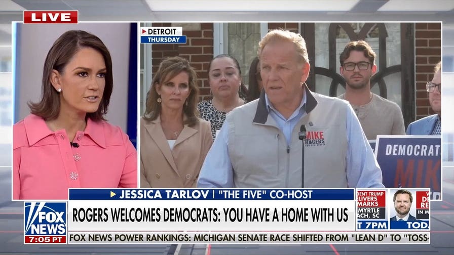 Mike Rogers makes crossover pitch to Dem voters in hotly-contested Senate race