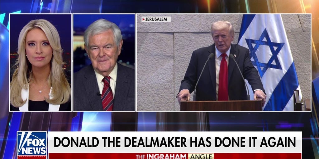 The world is gathering around Trump out of hope for a peaceful and prosperous Middle East, says Newt Gingrich