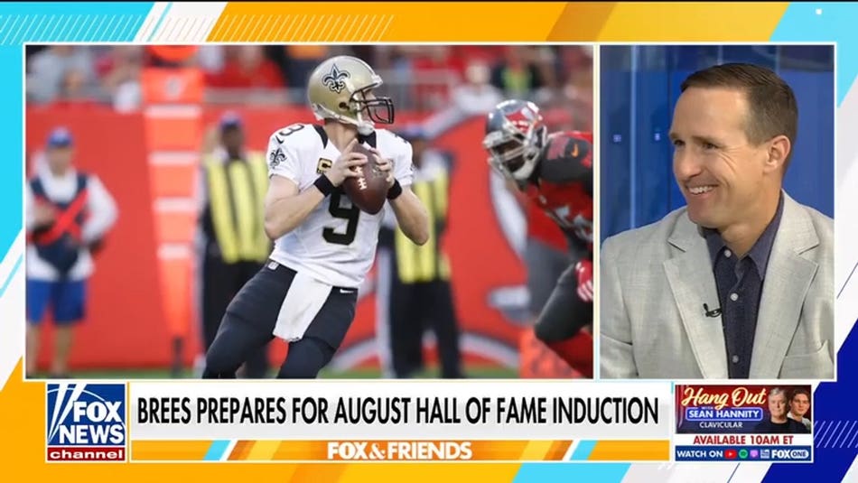 Drew Brees details his upcoming NFL Hall of Fame induction, promotes food allergy awareness
